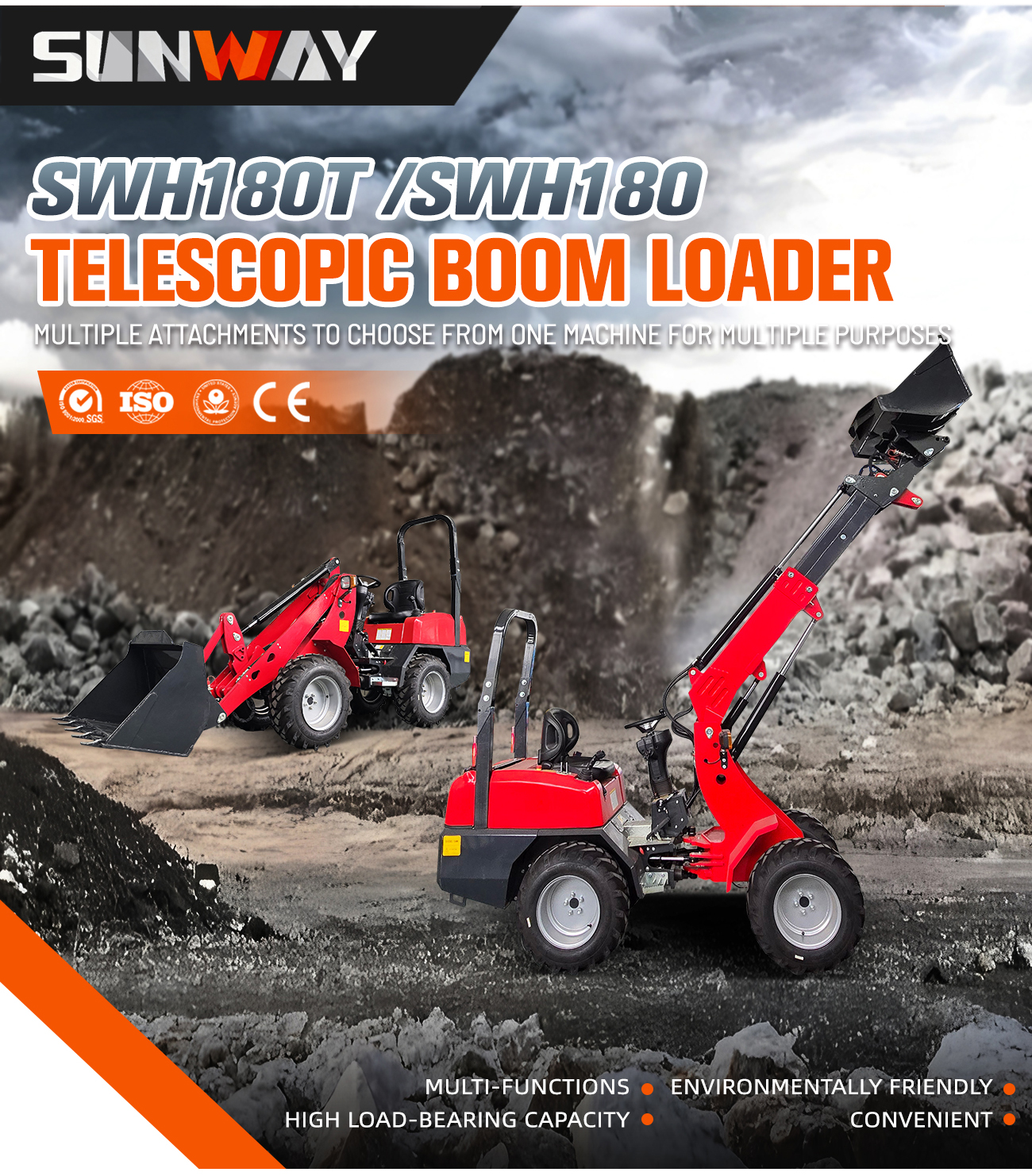 Telescopic arm loader 04