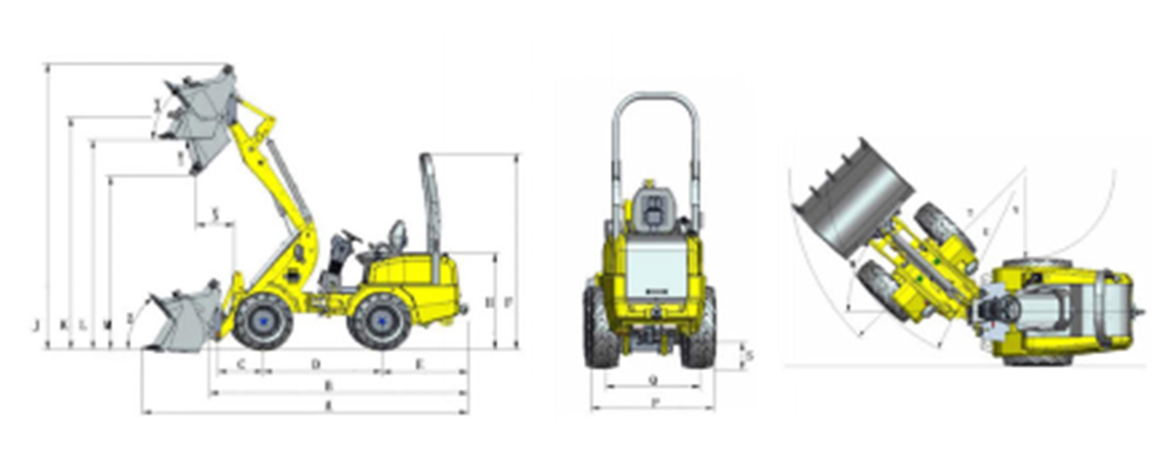 Telescopic arm loader 11