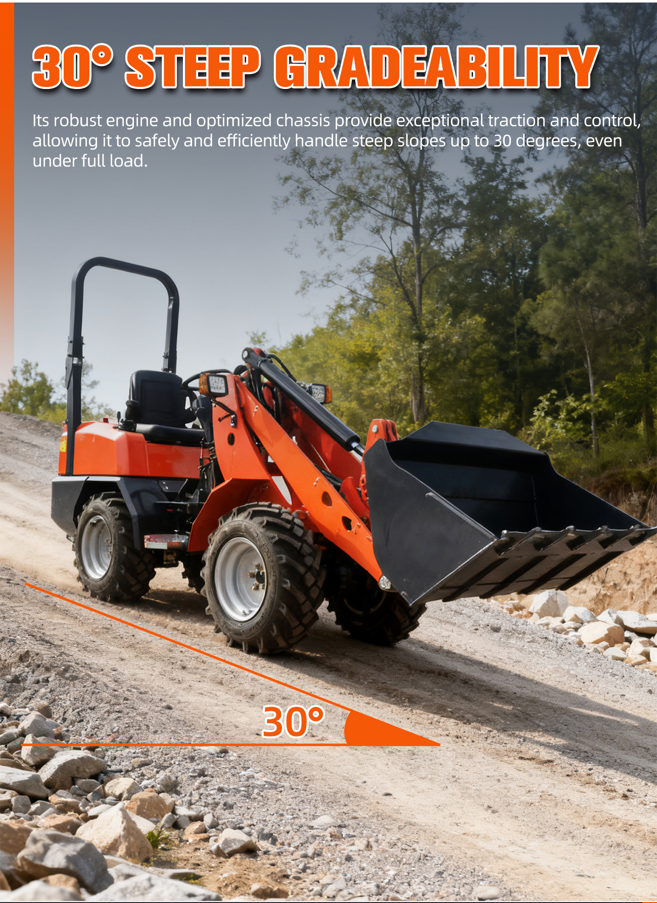 Telescopic arm loader 21