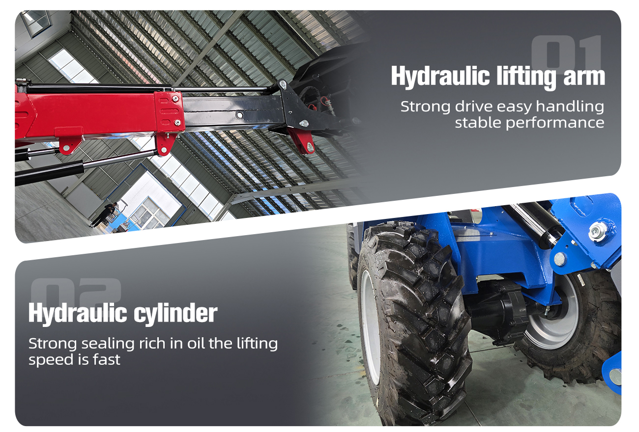 Telescopic arm loader 26