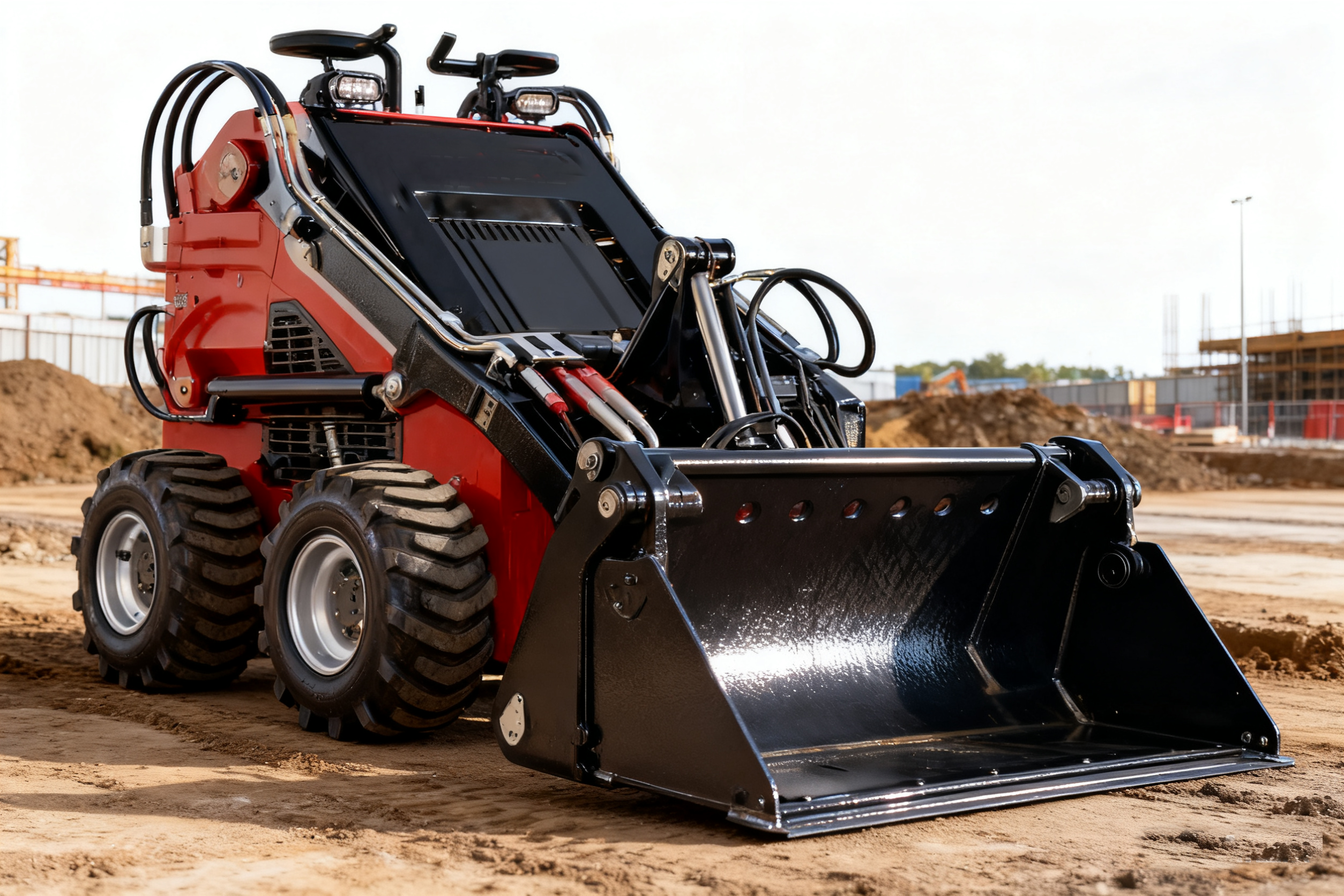 The Ultimate Guide to Skid Steer Loaders: Versatility, Power, and Choice 5 生成拖拉机场景图 1