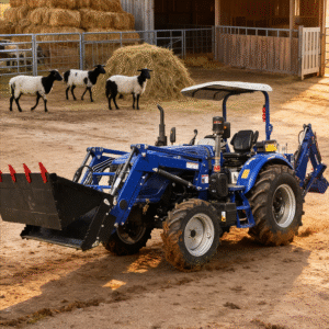 Home 1 Tractor With Front Loader And Excavator