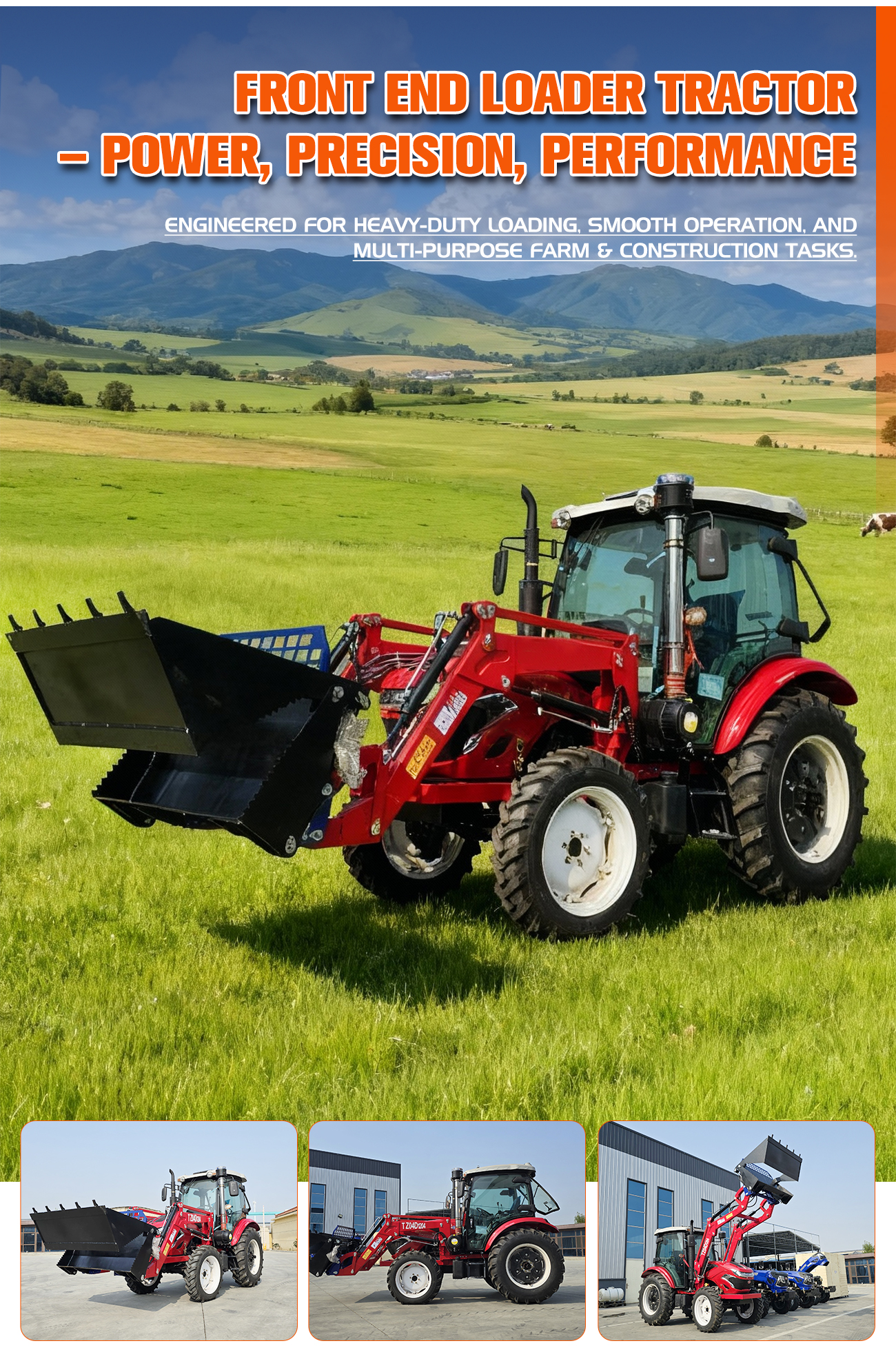 Front End Loader Tractor 6 乐天 森维 5 07