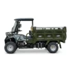 A fully equipped utility ATV with an electric winch, heavy-duty brush guard, and full skid plates.