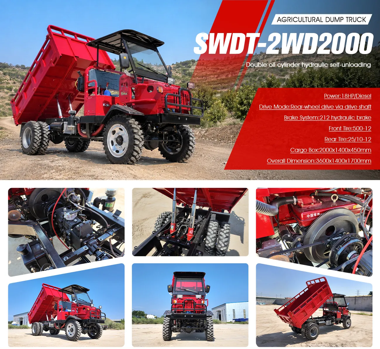 4WD2400 Farm Dump Truck 7 b3bc7eb433a00a4e37b6c883a7203c0f 07 1