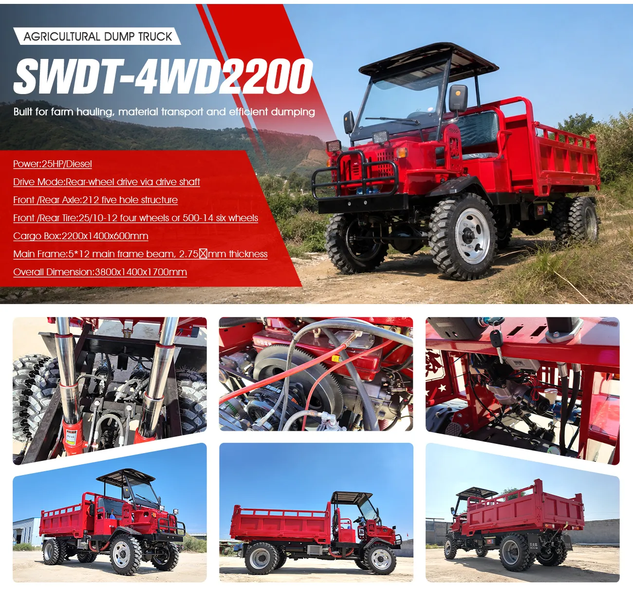 4WD2400 Farm Dump Truck 8 b3bc7eb433a00a4e37b6c883a7203c0f 09 1
