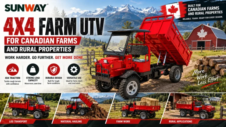 4x4 Farm UTV for Canadian Farms and Rural Properties 4 4x4-farm-utv-canada-farms-rural-properties-dump-bed-sunway.webp